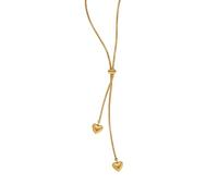 SHVCKLNPW Bijoux sans décoloration de la mode, collier ajustable pour les charmes cœur d’amour pour femmes