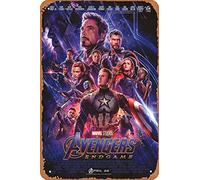 shvieiart Affiche du film Avengers : Endgame Plaque en métal 20,3 x 30,5 cm