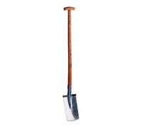 SHW Schmiedetechnik SHW Rex Pelle en acier inoxydable avec marchepied et manche en T en frêne Quantité:1