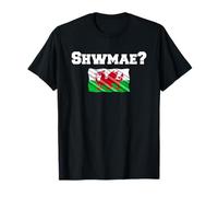 Shwmae, Comment Allez-Vous en Welsh Cymraeg, Drapeau du Pays de Galles ? T-Shirt
