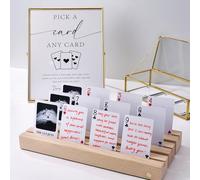 SHWorkshop Cartes à jouer vierges pour livre d'or de mariage, cartes d'or alternatives