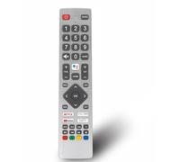 SHWRMC0133 Télécommande de rechange pour Sharp 32BI5EA 40BL2EA 40BL3EA 40BL4EA 43BI2EA 43BI5EA 50BN6EA 50BL2EA 50BL3EA 55BL2EA 55BL5EA 65BL3EA 65BN6EA 4T-C4T-C4T-C4T-C4 0BL2KF 2AB Aquos Smart TV