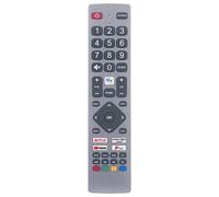 SHWRMC0134 SHW/RMC/0134 Télécommande de Remplacement pour Sharp Aquos TV 4T-C50BL2IF2AB 4T-C50BN2KF2AB 50BL2KA 50BL3KA 50BN4KA 55BL2KA 1T-C32BI2KE2AB 1T-C32BI4KE2AB 2T-C40BI3IE2AB 32BI5KA 40BI2KA