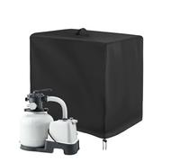 Shxupjn Housse de filtre à sable, couvercle de filtre à sable pour pompe de filtre à sable Int-ex, tissu Oxford, pompe de filtre à sable extérieur étanche pour piscine au sol