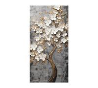 SHYAMIC Impression sur Toile intissee Abstrait, Arbre de vie minimaliste Abstrait Decoration murale - Extra large Tableaux Moderne, Tableau Mural - 60x120cm Sans cadre