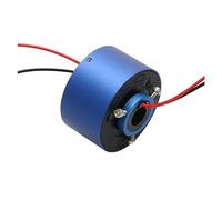 SHYISY collectrice électrique Bague collectrice à Arbre Creux Standard 10A 2/4/6/12CH, conducteur intégré 12.7mm/25.4mm, connecteur Rotatif à Trou traversant (Color : Hole 12.7mm 12CH 10A)