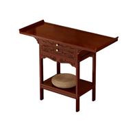 SHYJSGHZ Table D'autel Puja Wiccan en Bambou, Table D'autels avec Rangement, Table De Méditation Vintage Bouddhiste pour La Maison, Salons Et Petits Espaces(Reddish Brown,31.5 * 13 * 39.4in)