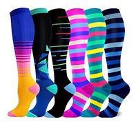 SHYL~JIER Chaussettes de compression pour homme et femme 20-25 mmHg Idéal pour le médecin, l'allaitement, le fitness, les œdèmes, les varices, les voyages, la grossesse