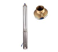 SHYLIYU Pompe De Puits Profond à eau 0,55kW/0.75HP relevage Arrosage Submersible pompe Max Head 89m Industrielle et de Domestique Agriculture Puisard Piscine l'utilisation 3300 l/h