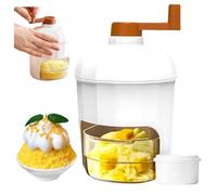 Shyllin Broyeur à Glace Manuel, Machine à Glace Pilée avec Moule Congelé, Machine à Rasoir à Glace, Slush Maker, sans Bpa, Convient pour La Préparation de Cocktails, Smoothies et Glaces