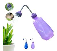 Shyllin Jardin Petit arrosoir 450ml,Plante Intérieur arrosoirs,Bouteille D'arrosage à Presser avec Bouteille Souple, Convient aux Petites Plantes, semis, Plantes en Pot (Violet)