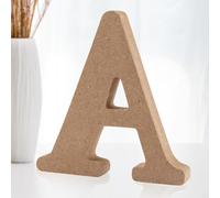 Shyllin Lettres Décoratives Bois, Lettre Bois 10cm, Lettre en Bois Decorative Scrabble, Lettres de Scrabble - Idéal pour la Décoration D'intérieur et les Occasions Spéciales (A)