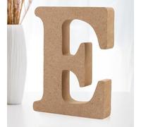 Shyllin Lettres Décoratives Bois, Lettre Bois 10cm, Lettre en Bois Decorative Scrabble, Lettres de Scrabble - Idéal pour la Décoration D'intérieur et les Occasions Spéciales (E)