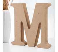 Shyllin Lettres Décoratives Bois, Lettre Bois 10cm, Lettre en Bois Decorative Scrabble, Lettres de Scrabble - Idéal pour la Décoration D'intérieur et les Occasions Spéciales (M)