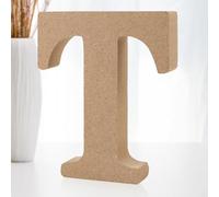 Shyllin Lettres Décoratives Bois, Lettre Bois 10cm, Lettre en Bois Decorative Scrabble, Lettres de Scrabble - Idéal pour la Décoration D'intérieur et les Occasions Spéciales (T)