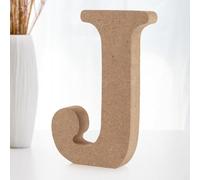 Shyllin Lettres Décoratives Bois, Lettre Bois 10cm, Lettre en Bois Decorative Scrabble, Lettres de Scrabble - Idéal pour la Décoration D'intérieur et les Occasions Spéciales (J)