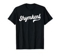 Shymkent Kazakhstan Typeset Design Fier peuple kazakh T-Shirt