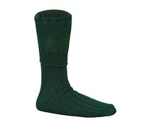 SHYNE KILTS U.K Verts pour Hommes Écossais Vêtement Highland Chaussettes pour Kilt S/M/L/XL - Vert, L