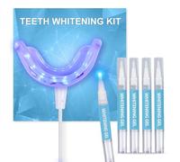 Shynova Kit de Blanchiment des Dents LED - Lampe Dentaire avec Embout Intégré + Stylo Gel pour Blanchiment Dentaire - Système à Domicile pour Blanchir les Dents