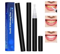 Shynova Stylo Gel Blanchiment Dentaire: Kit Blanchissement Dents Professionnel - Blanchisseur de Dents Instantané pour Éliminer Taches (3Pcs)