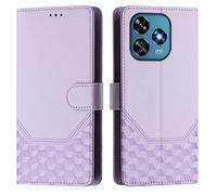 SHYXGLON Coque Cuir Pliante pour Oukitel C51 | Étui Protecteur Anti-Choc | Élégant et Léger | Blocage RFID | Fentes Cartes | Dragonne Portefeuille Housse pour Oukitel C51 (Violet)