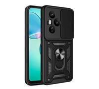 SHYXGLON Coque pour Honor 400 Pro 5G avec protection d'appareil photo coulissante, protection d'appareil photo, anneau magnétique hybride robuste, béquille militaire antichoc pour Honor 400 Pro 5G