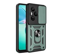 SHYXGLON Coque pour Honor 400 Pro 5G avec protection d'appareil photo coulissante, protection d'appareil photo, anneau magnétique hybride robuste, béquille, armure militaire antichoc pour Honor 400