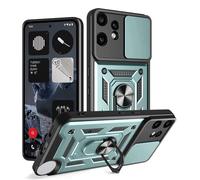 SHYXGLON Étui pour Nothing CMF Phone 2 Pro avec protection d'appareil photo coulissante, protecteur d'appareil photo, anneau magnétique hybride, robuste, béquille, coque militaire pour Nothing CMF