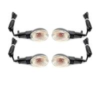SHYYBD Ampoule De Clignotant De Moto pour K&awasaki EX250R pour Ninja 250R pour Z650RS D-Tracker 125 W800 Lampe À Ampoule Clignotante Imperméable Indicateurs(Clair,4 pièces)
