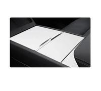 SHYYBD Autocollant Protection Console Centrale Voiture Film Pour Panneau Commande Central Pour Tesla Pour Model 3 2024 2025 Bande décorative(Matte white)