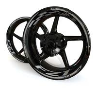 SHYYBD Autocollants Roues Jantes Autocollant De Roue Avant Et Arrière De Moto pour Y&amaha FZ1 FZ 1, Bande De Pneu Résistante Aux Intempéries, Accessoires De Décoration Stickers Kit(Couleur 7)