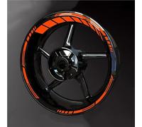 SHYYBD Autocollants Roues Jantes Autocollants De Jante De Moto, Bande Réfléchissante pour Moyeu, Accessoires pour K&awasaki ZX-10R ZX10R Zx-10r Stickers Kit(Couleur 8)