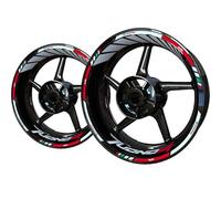 SHYYBD Autocollants Roues Jantes Autocollants De Jantes De Moto pour Aprilia Tuono V4, Autocollants De Jantes, Autocollants De Jantes, Accessoires Stickers Kit(Couleur 2)