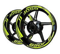 SHYYBD Autocollants Roues Jantes Autocollants De Roue De Moto pour H&Onda CB650F CB 650F Bande Réfléchissante Bandes Décoratives Modifiées Stickers Kit(Couleur 4)