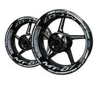 SHYYBD Autocollants Roues Jantes Autocollants pour Jantes De Moto pour Y&amaha MT07 MT 07 MT-07 Bande Réfléchissante Décoration Modifiée Stickers Kit(Couleur 3)