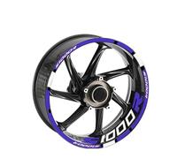 SHYYBD Autocollants Roues Jantes Autocollants Réfléchissants pour Moyeu De Roue De Moto, Décalcomanies De Jante, Accessoires Décoratifs pour B&MW S1000R S1000 R S 1000R Stickers Kit(Couleur 12)