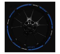 SHYYBD Autocollants Roues Jantes Kit D'autocollants pour Jantes De Moto 17 Pouces pour Y&amaha Mt-07 Mt07 MT07 MT 07 MT-07 Ensemble De Pneus Réfléchissants pour Jantes Stickers Kit(Couleur 23)