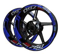 SHYYBD Autocollants Roues Jantes Kit D'autocollants pour Roues De Moto pour Suzuki GSXS750 GSXS 750, Ensemble De Bandes De Pneus pour Jantes, Autocollants Stickers Kit(Couleur 4)