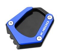 SHYYBD Béquille Latérale Extension De Béquille Latérale Élargie pour Moto pour B&MW K1600GT K1600GTL 2017-2023 Support De Béquille Latérale Élargie Agrandir Pad(Bleu)