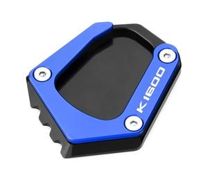 SHYYBD Béquille Latérale Extension De Béquille Latérale Élargie pour Moto pour B&MW K1600GT K1600GTL 2017-2023 Support De Béquille Latérale Élargie Agrandir Pad(Bleu)