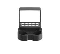 SHYYBD Cache-sortie D'air Pour Console Centrale Arrière De Voiture, Accessoire Pour Tesla Pour Model 3/Y Highland Pour Juniper Bande décorative(Add cup holder)