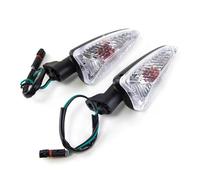SHYYBD Clignotant Moto Feu Position Latéral Étanche pour Aprilia NA 850 Mana 2007-2008 NA 850GT 2009-2014, Caponord 1200 2013-2014 Imperméable Indicateurs(Rear-Clear)
