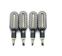 SHYYBD Clignotants De Moto Clignotants Indicateur Directionnel pour Suzuki GSX650F, V-Strom 250, SV650S, Feu De Position Latéral Imperméable Indicateurs(4pcs Blue)