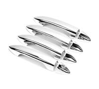 SHYYBD Ensemble De 8 Enjoliveurs De Poignées De Porte Latérales Pour Accord 2013-2017 - Décoration Et Protection Poignées Porte Extérieure(Argent,Pas de trou intelligent)