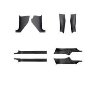 SHYYBD Protection De Seuil Porte Avant Et Arrière Pour Tesla Pour Model Y Pour Juniper 2025, Imperméable Anti-coups Pied Bande décorative(Black 5 Black 6)