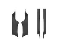 SHYYBD Protection De Seuil Porte Avant Et Arrière Pour Tesla Pour Model Y Pour Juniper 2025, Imperméable Anti-coups Pied Bande décorative(Noir 4)