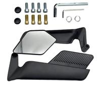 SHYYBD Rétroviseurs Ailerons Discrets pour Moto pour Yamaha MT 03 07 09 R1 R3 R7 : Orientables Et Réglables, Effet Déporté. Anti Glare Rétroviseur(Coque en Alliage d'aluminium)