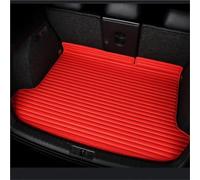SHYYBD Tapis De Coffre Arrière pour BMW Série 5 E60 F10 F11, Tapis De Coffre Intégral Imperméable Et Antidérapant Cuir Tapis Coffre(Rouge,X-2)