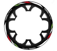 SHYYBD Utocollant de Jante Autocollant De Roue pour Aprilia Tuono RS660 RS4 125 GPR Rs150 RSV4 DORSODURO Shiver 750 900 Rsv 1000 Mille Autocollant de Jante(Couleur 1)