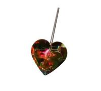 SHYYOULQE Attrape-soleil en cristal en forme de cœur - Décoration à suspendre - Idéal pour les amateurs d'art et les couples - Ambiances romantiques - Décoration arc-en-ciel